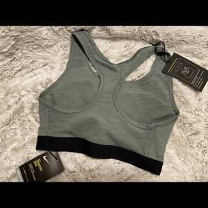 Nike gray sports bra, new with tags, gray color, size small